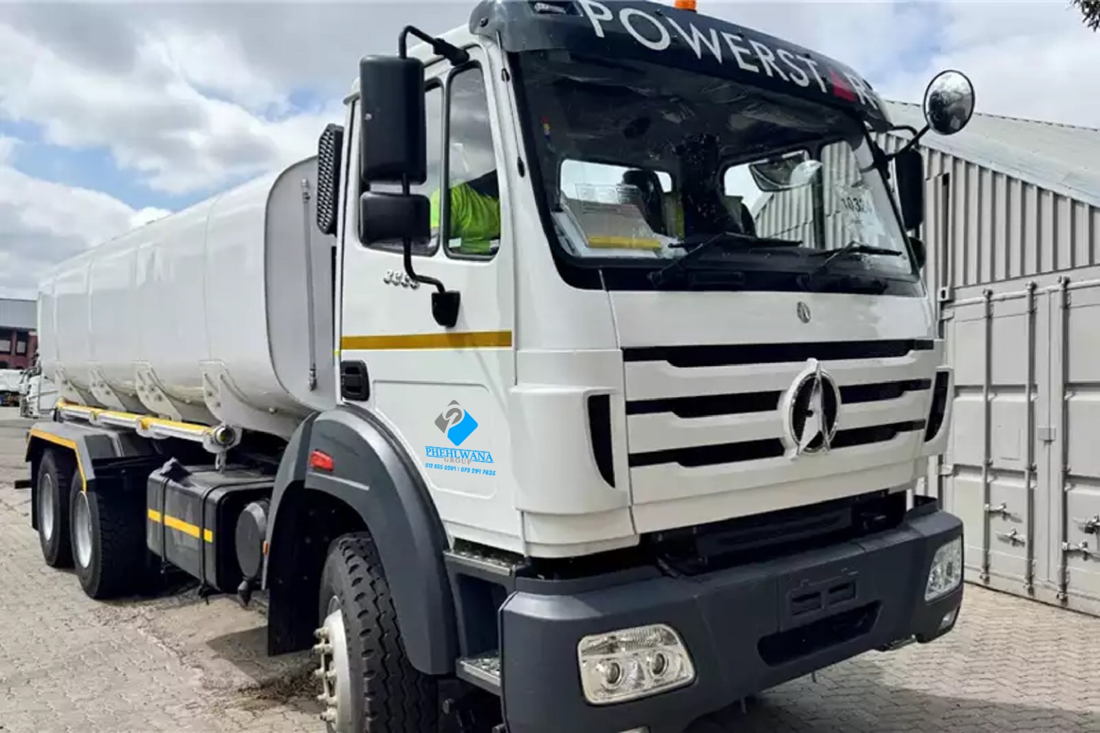 Phehlwana Group Powerstar water tanker at the yard
